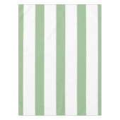 Nappe Épais rayures vertes et blanches (Devant)