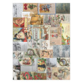 Nappe Ephémère de Noël victorienne antique Collage Art (Devant)