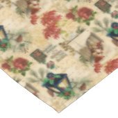 Nappe Ephémère de Noël Vintage or rustique (Angle)