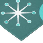 Nappe Époque atomique Turquoise (Angle)