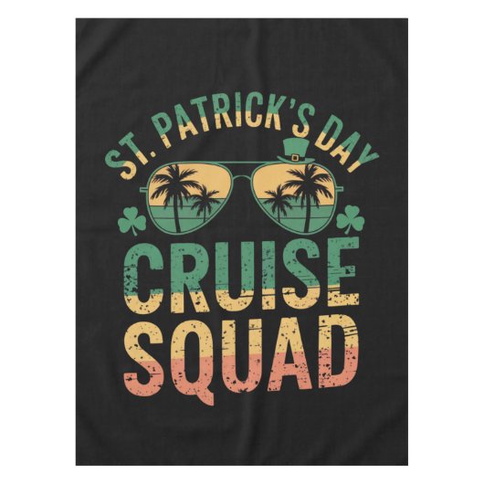 Nappe Équipe de croisière de la Saint-Patrick drôle de f (Devant)
