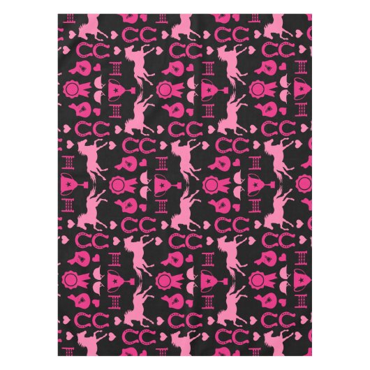 Nappe Équitation Rose (Devant)