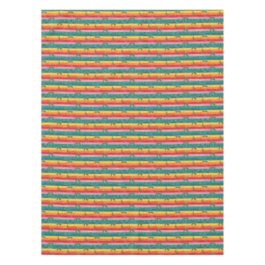 Nappe Eric Carle | Caterpillar Rainbow Stripe Motif (Devant)