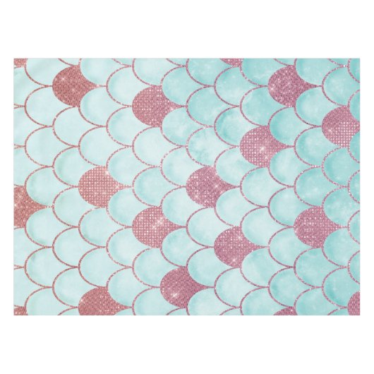 Nappe Escaliers de sirène en Parties scintillant rose Tu (Devant (Horizontal))