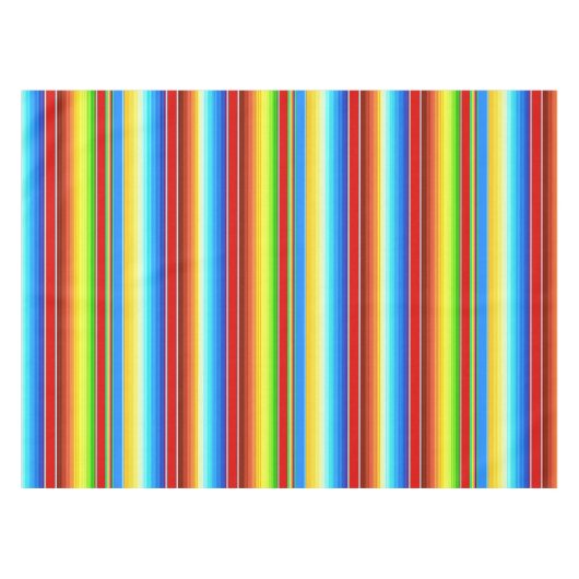 Nappe Espagnol traditionnel couvrant mexicain vibrant (Devant (Horizontal))