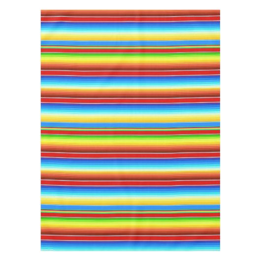 Nappe Espagnol traditionnel couvrant mexicain vibrant (Devant)