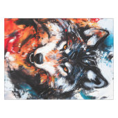 Nappe Esprit de loup sauvage abstrait (Devant (Horizontal))