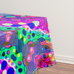 Nappe Esquisse Imaginaire Art - Neon Abstrait Maj 1