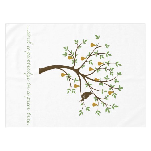 Nappe Et un perdrix dans un poirier (Devant (Horizontal))