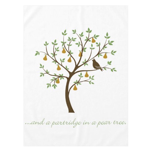 Nappe Et un perdrix dans un poirier (Devant)