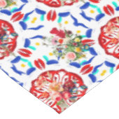 Nappe Été, boho, bohème, floral, style méditerranéen  (Angle)