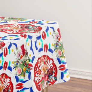 Nappe Été, boho, bohème, floral, style méditerranéen 