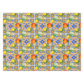 Nappe Été, Carreaux siciliens, agrumes, oranges, majolic (Devant (Horizontal))