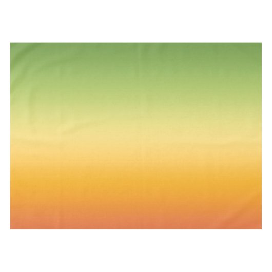 Nappe Été Tropical Dégradé Orange Lemon Lime Ombre (Devant (Horizontal))