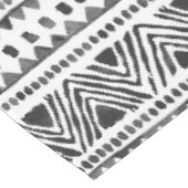 Nappe ethnique Boho - Tribal Black & White (Angle)