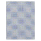 Nappe Étoile de David bleue sur argent mat (Devant)