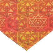 Nappe Étoile de David Rouge doré (Angle)