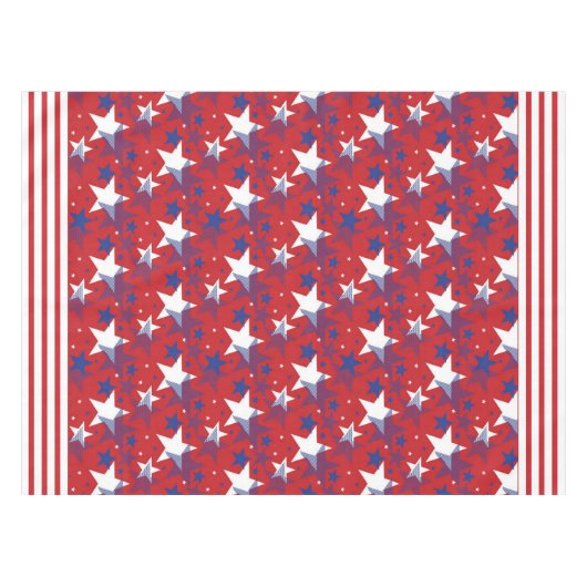 Nappe Étoiles avec bandes et points (Devant (Horizontal))