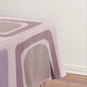 Nappe Étoiles Carrés modernes du milieu du siècle Rose v (In Situ)