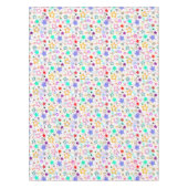 Nappe Étoiles colorées blanches  (Devant)