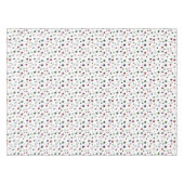 Nappe Étoiles d'argent de la Marine Rouge verte sur blan (Devant (Horizontal))