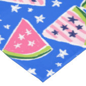 Nappe Étoiles de pastèque rose Fête d'été patriotique bl (Angle)