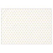 Nappe Étoiles dorées modernes sur fond blanc (Devant (Horizontal))