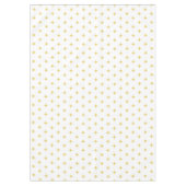 Nappe Étoiles dorées modernes sur fond blanc (Devant)