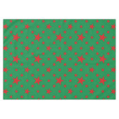 Nappe Étoiles du Parti rouge sur vert (Devant (Horizontal))