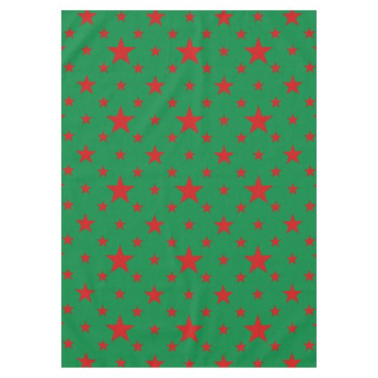 Nappe Étoiles du Parti rouge sur vert (Devant)