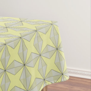Nappe Étoiles et diamants Jaune