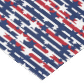 Nappe Étoiles et rayures patriotiques rouges, blanches e (Angle)