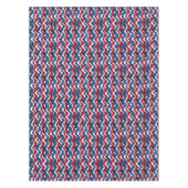 Nappe Étoiles et rayures patriotiques rouges, blanches e (Devant)