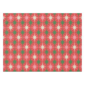 Nappe Étoiles explosives de Noël rétro modernité du mili (Devant (Horizontal))