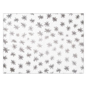 Nappe étoiles métalliques - argent (Devant (Horizontal))