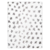 Nappe étoiles métalliques - argent (Devant)
