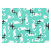 Nappe Étoiles Motif Turquoise (Devant (Horizontal))