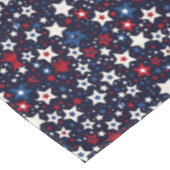 Nappe Étoiles patriotiques rouge, blanc et bleu (Angle)