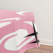 Nappe Étoiles rétro de l'âge atomique Motif rose (In Situ)