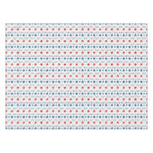 Nappe Étoiles rustiques patriotiques rouge, blanc et ble (Devant (Horizontal))