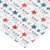 Nappe Étoiles rustiques patriotiques rouge, blanc et ble (Angle)