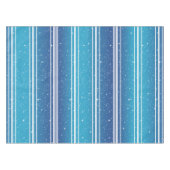 Nappe Étoiles simples sur dégradé bleu avec bandes blanc (Devant (Horizontal))