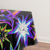 Nappe Étoiles sur noir. (In Situ)