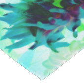 Nappe Etonnant Turquoise et noir Cactus Dahlia (Angle)