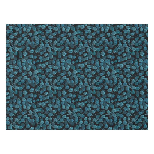 Nappe Eucalyptus en bleu (Devant (Horizontal))