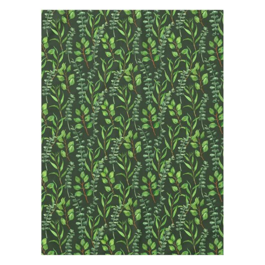 Nappe Eucalyptus vert foncé (Devant)