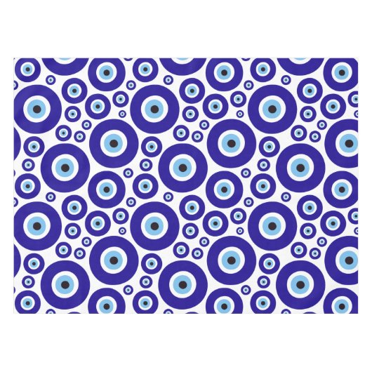 Nappe Evil Eye Pattern, Greek Eye, Turkish Eye, Nazar (Devant (Horizontal))