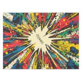 Nappe Explosion d'art pop de style comique (2) (Devant (Horizontal))