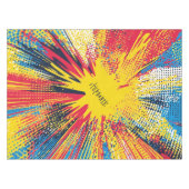 Nappe Explosion d'art pop de style comique (3) (Devant (Horizontal))
