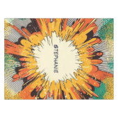 Nappe Explosion d'art pop de style comique (6) (Devant (Horizontal))